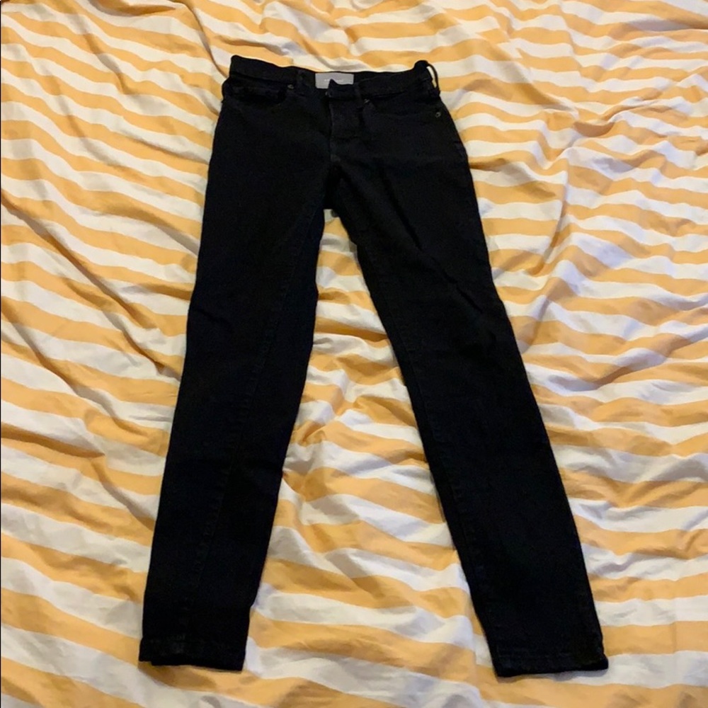 Everlane Black hi rise skinny jean